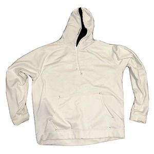 under armour hooded sweatshirt Xlarge White On White Logo